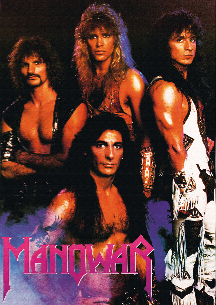 Постер. Звезды металла. Manowar. Формат А3.