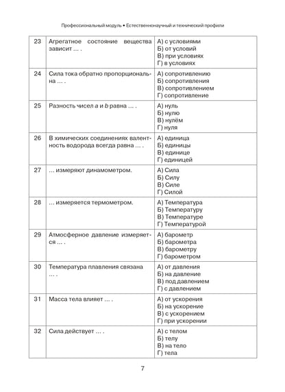 Les tests typiques de la Russie sont tels que l'histoire. Module professionnel. Profils professionnels et techniques. Je сертификационный уровень. (QR)