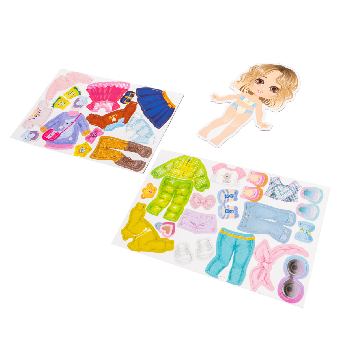 Игра магнитная "Одевашки. Модная девчонка. Ксюша". Серия Магнитные истории (европодвес, 2х8шт) арт.0