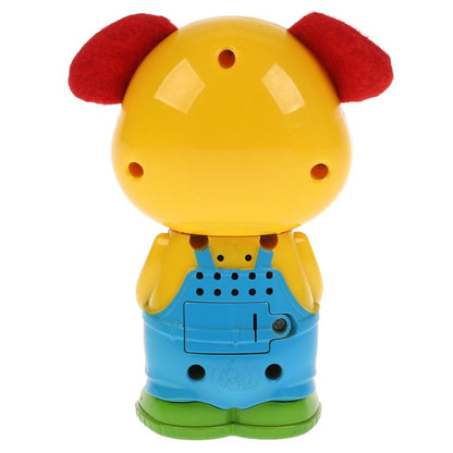 Обучающий щенок 50 песен и звуков, музыкальная сказка, трещотка, текстиль в кор. "Умка" в кор.48шт