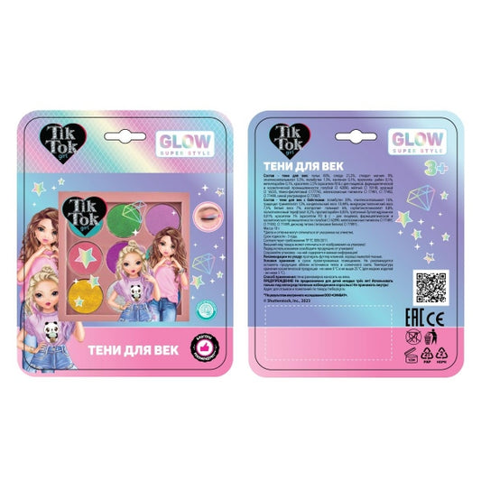 Косметика ДЛЯ ДЕВОЧЕК тени для век,10 г. TIK TOK GIRL в кор.30*12шт
