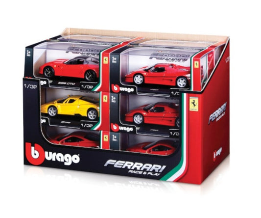 BBurago. Модель "Ferrari RP Vehicels" 1:32 в ассорт. (поштучно) арт.18-46100 /6