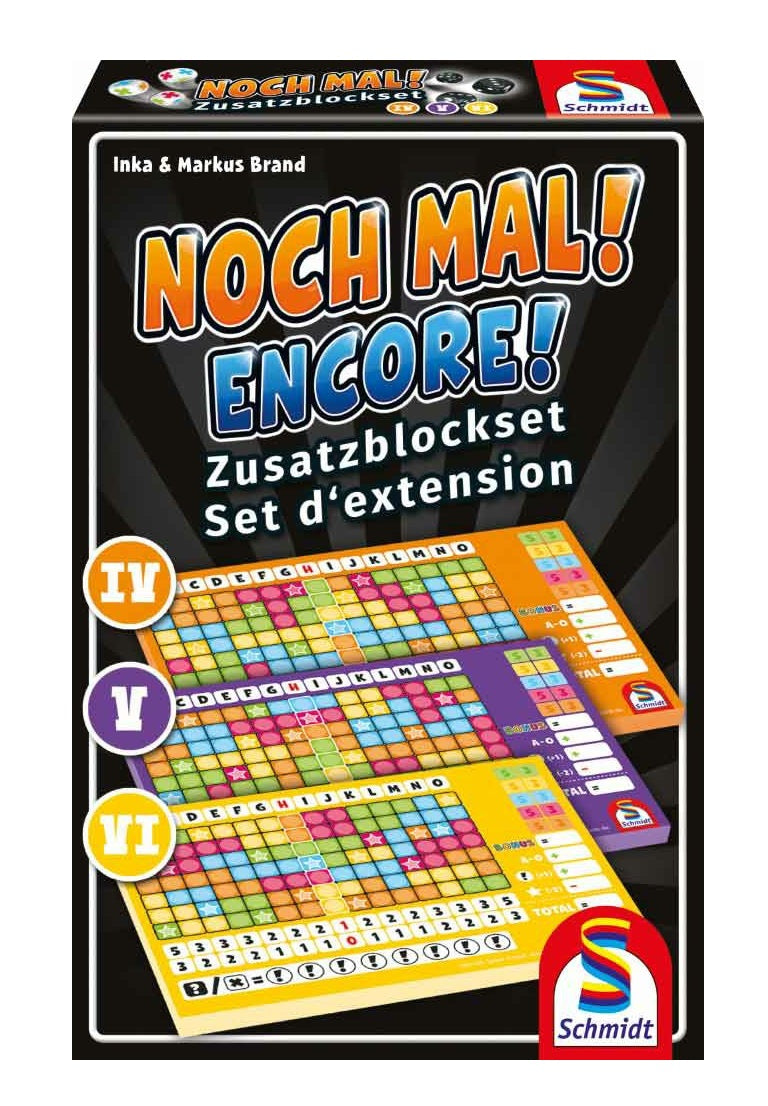 Наст.игра Schmidt "Noch Mal! Zusatzblockset 4,5,6" (Еще раз! расшир.4,5,6) (на англ.языке) арт.49345