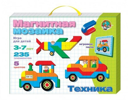 Мозаика магнитная. Technique (5 étoiles, 220 aimants, 15 éléments supplémentaires)