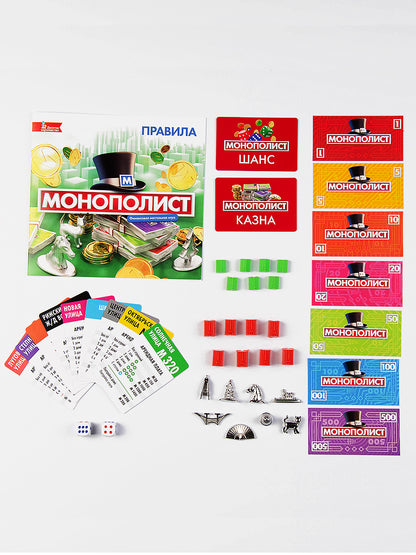 Игра настольная экономическая "Монополист"