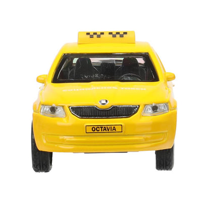 Machine en métal SKODA OCTAVIA 12 см, double, bagage, инерц.соц ТАКСИ кор. Parc technologique dans le cor.2*36шт