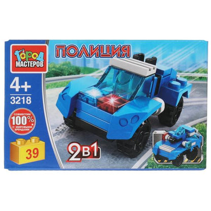 Constructeur de machine de police 2в1, 39 jours. Город мастеров в кор.80шт