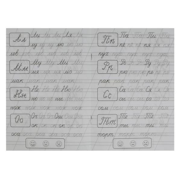 Пишем слоги и слова . Жукова М.А. Propriétés classiques. 145х210мм. Скрепка. 8 pièces. Умка в кор.100шт
