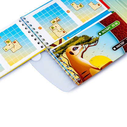 Игра магнитная головоломка "Шустрый дозор. Построй сурикатов ряд"