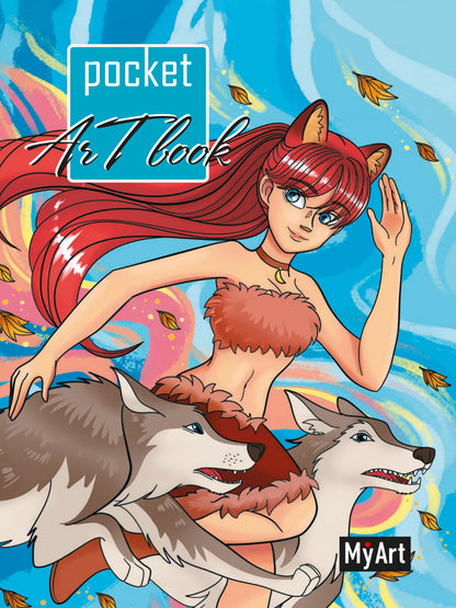 MyArt. Pocket ArtBook. Девушка с волками