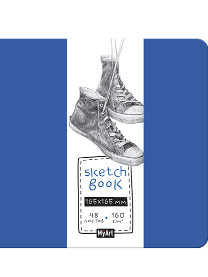 Mon Art. СКЕТЧБУК 165х165. KЕДЫ