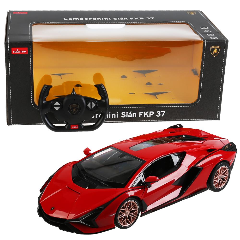 Машина р/у lamborghini sian 1:14, двери открыв. вручную, свет, цвет в ассорт. в кор. Rastar в кор6шт