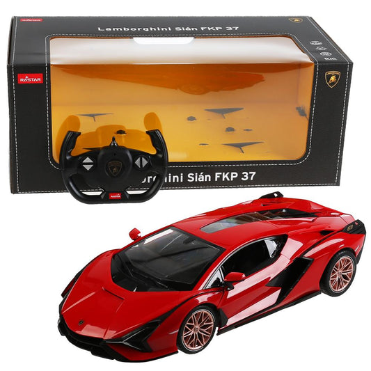 Машина р/у lamborghini sian 1:14, двери открыв. вручную, свет, цвет в ассорт. в кор. Rastar в кор6шт