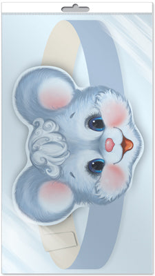 *МА-7980 Маска-ободок В ПАКЕТЕ: Мышонок - символ 2020 года (в индивидуальной упаковке с европодвесом и клеевым клапаном)