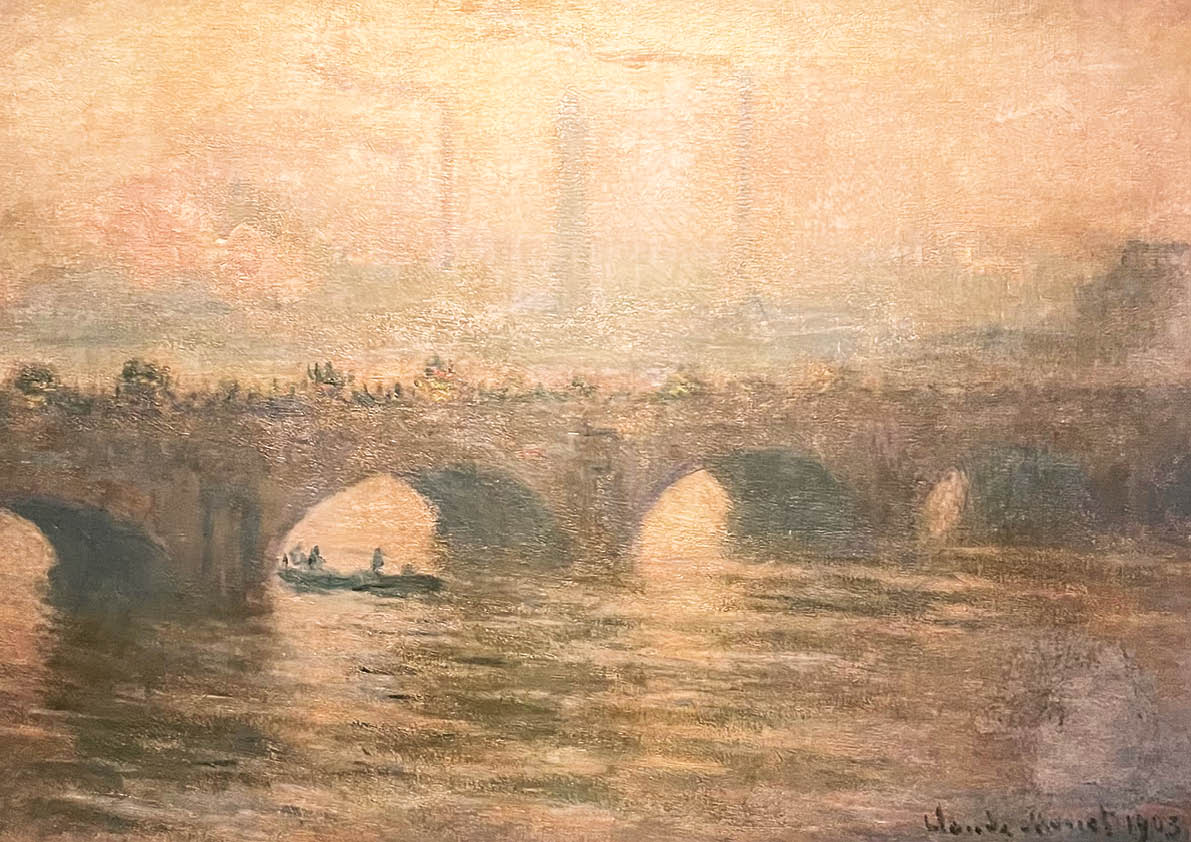 Affiche. Clod Mone. La plupart des eaux. Format A3.