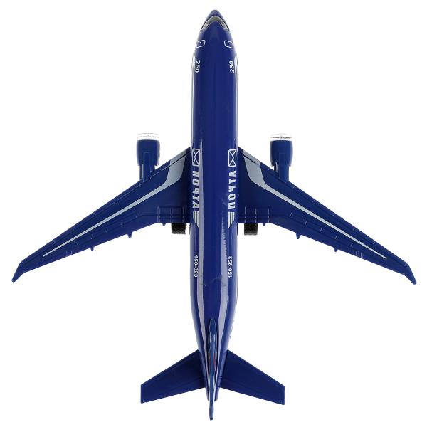 1792842-R2 340640 Модель металл свет-звук САМОЛЕТ ПОЧТА 18,5 см, инерция, кор. Технопарк в кор.2*60ш