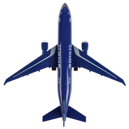 1792842-R2 340640 Модель металл свет-звук САМОЛЕТ ПОЧТА 18,5 см, инерция, кор. Технопарк в кор.2*60ш