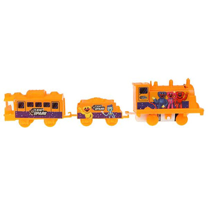 Железная дорога мультяшная длина пути 108, кор.19,5*20*3,5см ТЕХНОДРАЙВ в кор.2*72шт