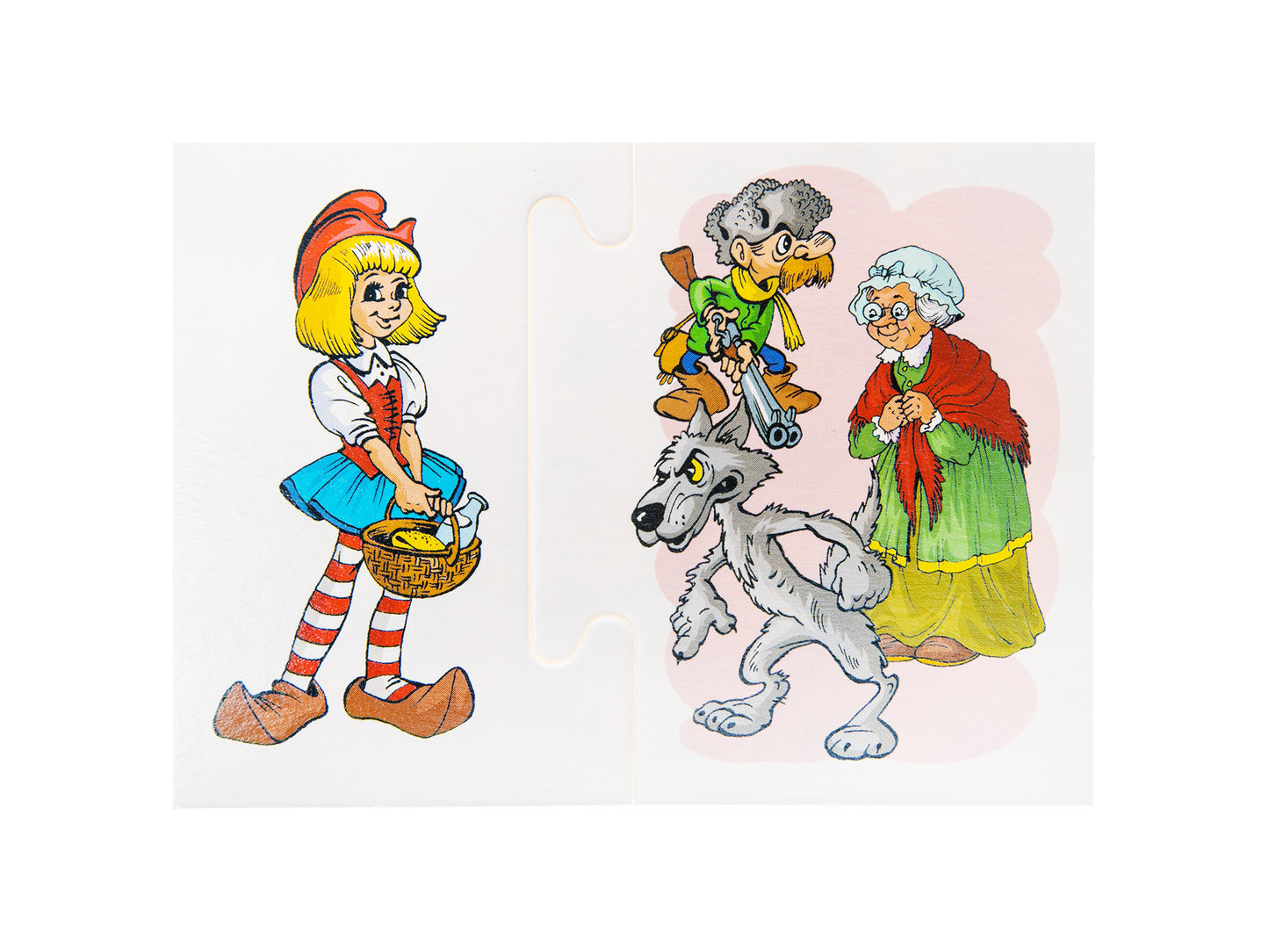 Игра обучающая. Половинки "Где моя сказка?"