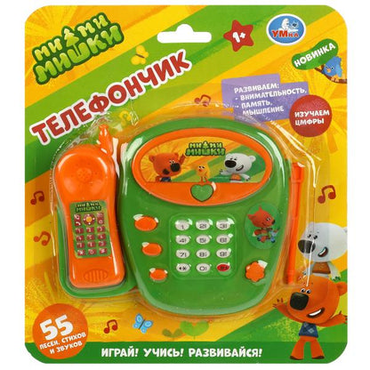 Le téléphone Mi-Mi-Mishki 55 dollars et des dollars par blister. Умка в кор.2*180шт