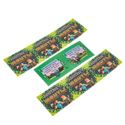 Pour motiver Minecraft. Il y a beaucoup de jeux dans les blisters avec des cartes. Умные игры в кор50шт