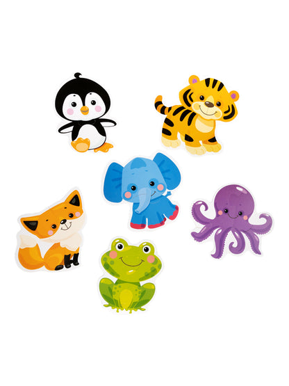 Jouets pour bébé, 6 figurines, "Зверята"