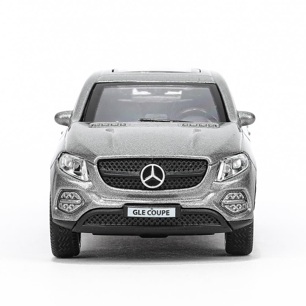 Машина металл MERCEDES-BENZ GLE COUPE длин 12 см, двери, багажн, серый, кор. Технопарк в кор.2*36шт