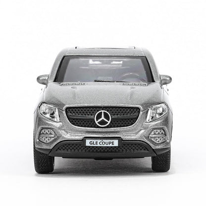 Машина металл MERCEDES-BENZ GLE COUPE длин 12 см, двери, багажн, серый, кор. Технопарк в кор.2*36шт