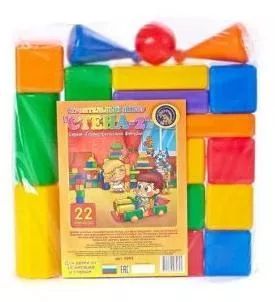 СТРОИТЕЛЬНЫЙ НАБОР "СТЕНА-2" (22 ЭЛ.) в кор.5шт