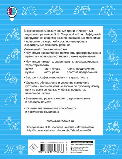 Быстро повторим — быстро проверим. Русский язык. 2ème classe