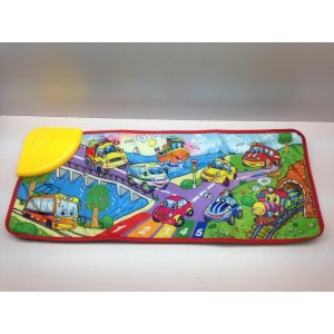 РАЗВИВАЮЩИЙ КОВРИК "УМКА" "ВИДЫ ТРАНСПОРТА" НА БАТ. СВЕТ+ЗВУК, РУССИФИЦ. В РУСС. КОР. в кор.2*18шт