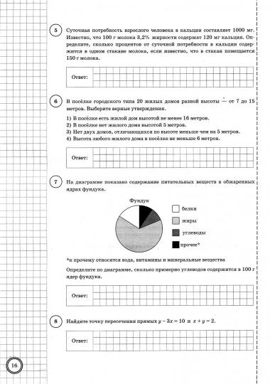 ВПР ФИОКО. СТАТГРАД. МАТЕМАТИКА. 7 КЛАСС. 10 ВАРИАНТОВ. Т3. ФГОС/Под ред. Ященко (Экзамен)