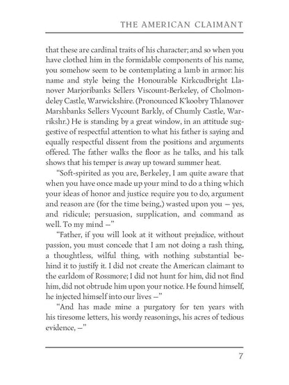 The American Claimant = Американский претендент: на англ.яз