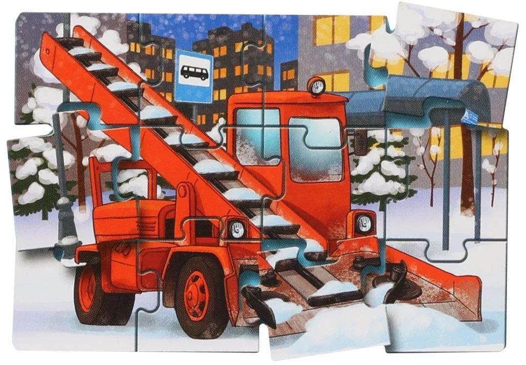 Степ. Напольный пазл арт.79124 "Спешим на помощь!" (Baby Step) (средние)