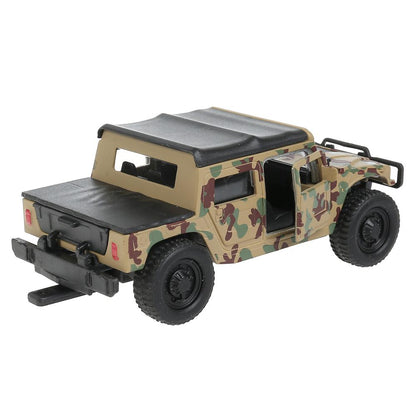 Machine en métal HUMMER h1 вс ПИКАП, 11 см, дв., баг., инер.+пушка, кор Технопарк в кор.2*12шт