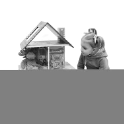 Домик кукольный быстрой сборки. Dream House. "Коттедж"