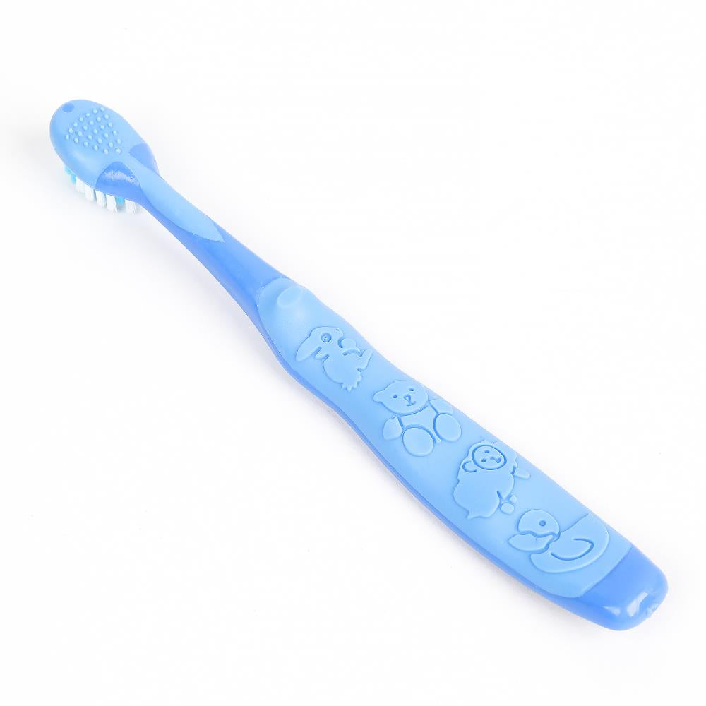 Зубная щетка фигурная для детей супергерои синяя MASTER DENT в кор.24*12шт
