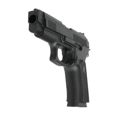Pistolet de guerre de taille moyenne avec pistolet, 23 x 29 x 4 cm.