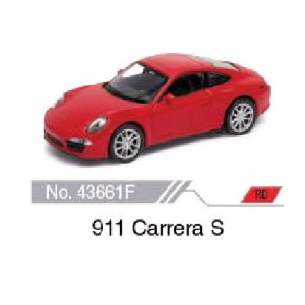 Machine en métal de 4,75 pouces pour porsche 911 carrera s, ouverte.
