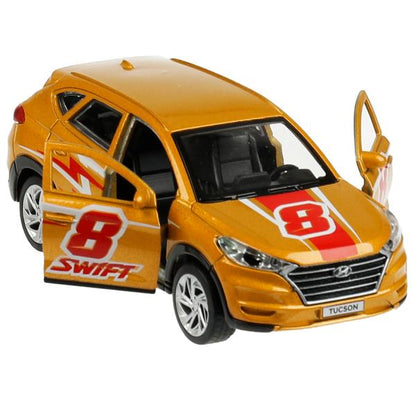 Machine en métal HYUNDAI TUCSON SPOT pour 12 cm, double, bagage, moteur, cor. Parc technologique dans le cor.2*36шт