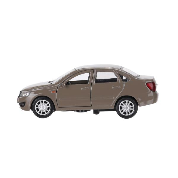 Машина металл LADA granta 11,5 см, двери, инерц, коричневый, кор. Технопарк в кор.2*36шт