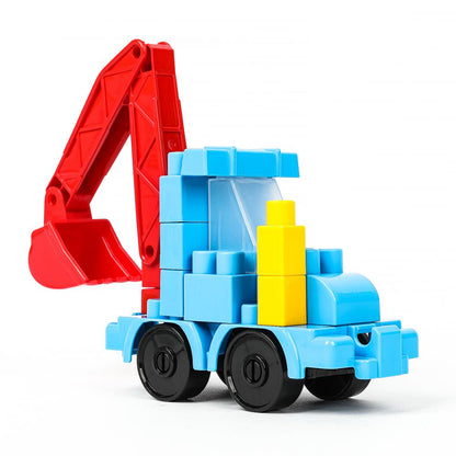 10046-BA Constructeur de tracteur + téléphone avec véhicules, 35 jours. Город мастеров в кор.8шт