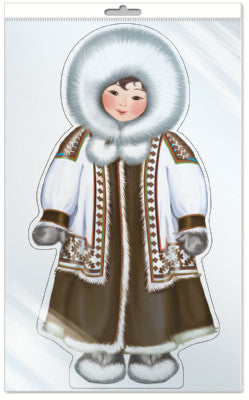 *Ф-9510-П ПЛАКАТ ВЫРУБНОЙ А3 В ПАКЕТЕ. Dévotion au costume chinois