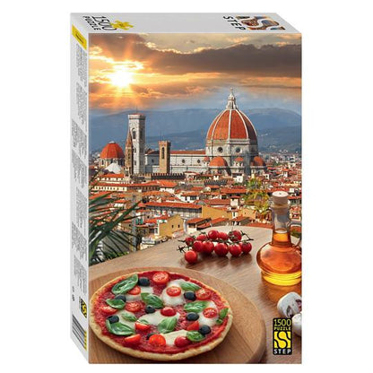 83087 Mosaïque "puzzle" 1500 "Итальянская трапеза"
