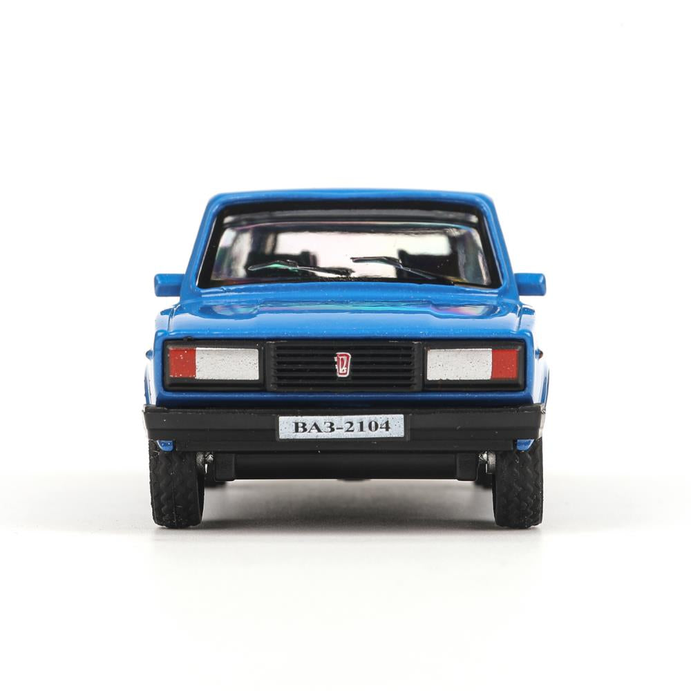 Машина металл LADA lada 2104 длина 10,5 см, инерц, синий, кор. Технопарк в кор.2*36шт