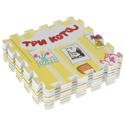 Paquet de 8 segments, 31,5*31,5 cm dans un paquet. (русс. уп.) "Играем вместе" в кор.12шт