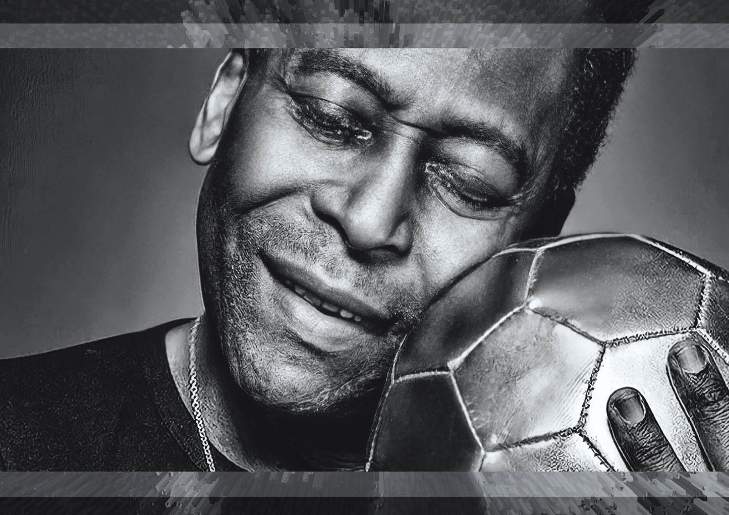 Affiche. Le sport des légendes. Pelé. Format A3.