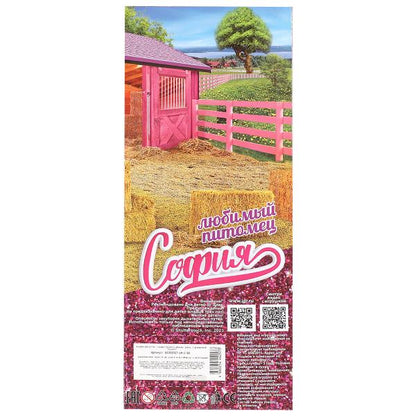 Кукла 29см София, руки и ноги сгиб., питомец, акс, кор КАРАПУЗ в кор.24шт