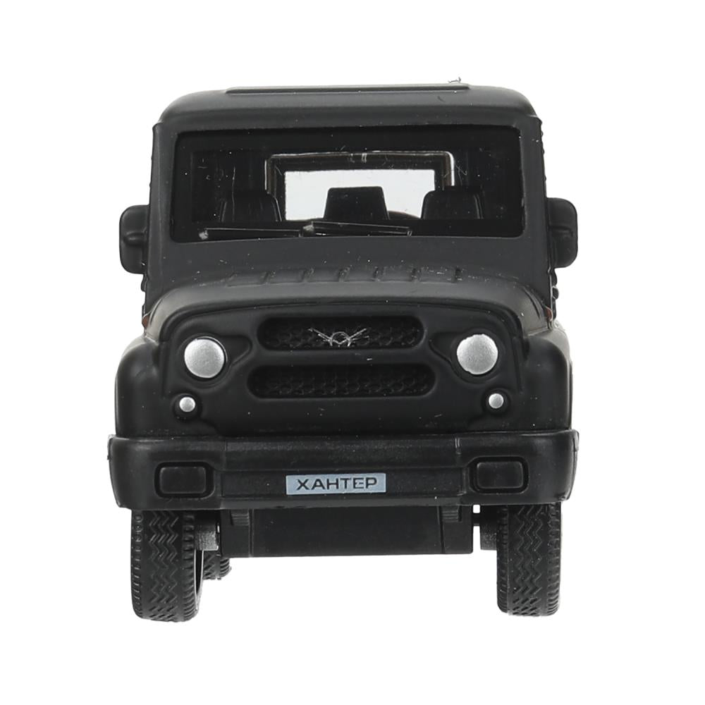 Machine en métal UAZ ХАНТЕР 10,5 cm, inertie, МАТОВЫЙ noir, cor. Parc technologique dans le cor.2*36шт