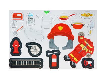 Игра магнитная "Одевашки. Профессии". Серия Магнитные истории арт.04112